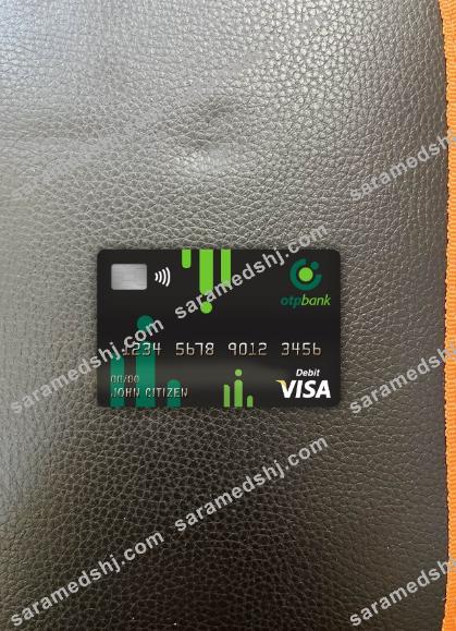 Croatia OTP bank visa debit card photolook front